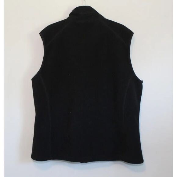 NWT Eddie Bauer Full Zip Polartec Fleece Vest Black Men's Size XXL (XL) H11725 - Picture 7 of 13